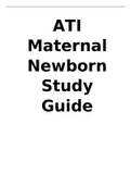 ATI Maternal Newborn Study Guide