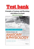 Principles of Anatomy and Physiology 15th Edition by Gerard J. Tortora; Bryan H. Derrickson Test Bank ISBN:978-1119320647|Test bank|1-29 Chapter|100% Correct Answers.