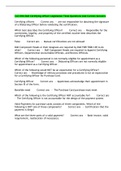 CLG 006 DoD Certifying officer Legislation Tests Questions And Correct Answers