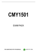 CMY1501 MCQ EXAM PACK 2022