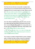 2022 NURSING 412 AHIP FINAL EXAM TEST Questions and Answers 100&percnt;Correct&sol;Verified 