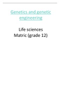 Genetics and genetic engineering (matric IEB) - Life Sciences 