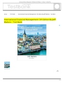 Test Bank for International Financial Management 13th Edition By Jeff Madura Chapter 6