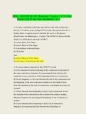 2022 - 2023 HESI OB Maternity Version 1 &lpar;V1&rpar; Exit Exam &lpar;All 55 Qs&rpar; Pics Included&excl;&excl; A&plus;