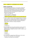 NR 222 &ndash; CORRECTLY ANSWERED EXAM 1 2022&sol;2023