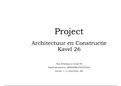 project architectuur en constructie leerjaar 1  (cijfer 7.7)