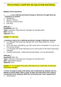 PSYCH MISC CHAPTER 06 SOLUTION MATERIAL