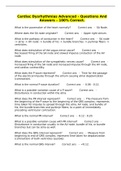 Cardiac Dysrhythmias Advanced &ndash; Questions And Answers &ndash; 100&percnt; Correct&period;