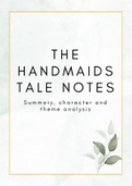The Handmaids Tale Notes 