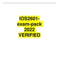 IOS2601-exam-pack 2022 VERIFIED