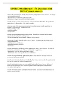 KPER 1200 midterm &num;1 &vert; 76 Questions with 100&percnt; Correct Answers