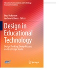 Design in Educational Technology Design Thinking, Design Process