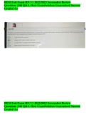 HESI Exit Exam RN V1 2022&sol;2023 Screenshot Review Questions &lpar;160 Q&A&rpar; Best Exam Solution Guaranteed Success Graded A&plus;
