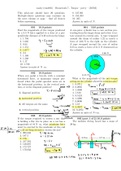 Torque Homework on Quest  Physics 1 for non-physics majors.