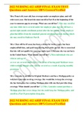2022 NURSING 412 AHIP FINAL EXAM TEST Questions and Answers 100&percnt;Correct&sol;Verified 