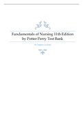 Fundamentals of Nursing 11th Edition by Potter Perry Test Bank All Chapters Covered