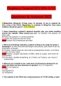 Prophecy PACU RN A v1 Questions & Answers&comma; 2022