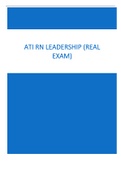ATI RN Leadership 2022 (Real Exam)