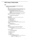 NURSE-UN 240 A&E1 Exam 2 Study Guide
