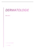 Samenvatting dermatologie 2022