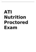 ATI Nutrition Proctored Exam 2022/2023