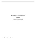 F&P Assignment 1 Neurodiversity/Neurodiversiteit CIJFER: 7.5!