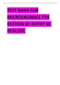 TEST BANK FOR MICROENOMICS 7TH EDITION BY JEFFRY M&period; PERLOFF&period;&period;pdf