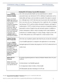 NR 439 Week 3 Assignment Problem-PICOT-Evidence Search (PPE) Worksheet – Family Visitation in the CAUTI