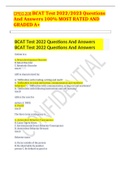  CPEG 208 BCAT Test 2022&sol;2023 Questions And Answers 100&percnt; MOST RATED AND GRADED A&plus;