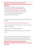 NETW 583 Final Exam Questions and Answers 100&percnt;Correct&sol;Verified Guaranteed Success Latest Update 2022&sol;2023