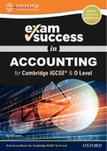 Exam success in Accounting igcse cambridge