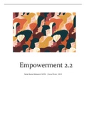 Verslag module 2&period;2 Empowerment afgerond met 9&comma;5&excl;