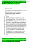 FNP MSN 560 QUESTIONS AND ANSWERS WITH RATIONALES 2022&sol;2023 COMPLETE SOLUTIONS RATED A&plus; &lpar;United States University&rpar;