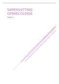 Samenvatting handboek gynaecologie UA