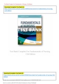 Test Bank For Fundamentals of Nursing 11th Edition.pdf