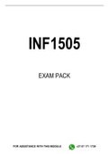 INF1505 EXAM PACK 2022
