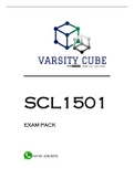 SCL1501 MCQ EXAM PACK 2022
