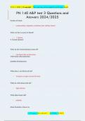 PN 140 A&P test 3 Questions and  Answers 2024&sol;2025