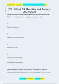 PN 140 test &num;2 Questions and Answers  2024&sol;2025