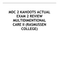 MDC 2 KAHOOTS ACTUAL  EXAM 2 REVIEW MULTIDIMENTIONAL  CARE II (RASMUSSEN  COLLEGE)