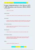 Project Administration in Jira Server ACP600 Questions and Answers 2024&sol;2025