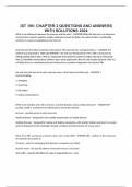 LSU ISDS 3105 PACKAGE DEAL QUESTIONS AND ANSWERS WITH VERIFIED SOLUTIONS UPDATED 2024
