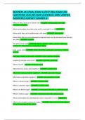 BIOCHEM ACS FINAL EXAM LATEST REAL EXAM 200 QUESTIONS AND DETAILED ANSWERS &lpar;100&percnt; VERIFIED ANSWERS&rpar;&vert;ALREADY GRADED A&plus;