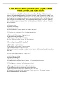 CADC Practice Exam Questions &lpar;Test 1&rpar; QUESTIONS WITH COMPLETE SOLUTIONS