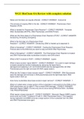 WGU BioChem OA Review with complete solution