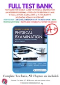 Test Bank For Seidel's Guide to Physical Examination An Interprofessional Approach 9th Edition by Jane W. Ball; Joyce E. Dains; John A. Flynn; Barry S Solomon; Rosalyn W Stewart 9780323481953 Chapter 1-26 Complete Guide .