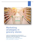 Profielwerkstuk Bedrijfseconomie: Marketing in supermarkten. Cijfer: 8.0 op VWO