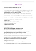 NURS 1013 Test 1 