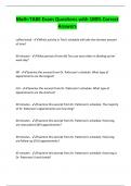 Math-TABE Exam Questions with 100&percnt; Correct  Answers 