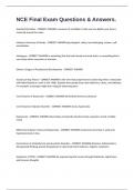 NCE Final Exam Questions & Answers&period;